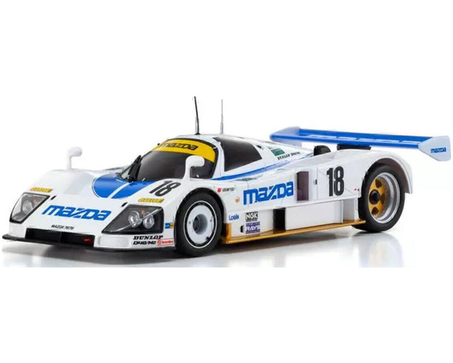MR-04 RWD Mini-Z Readyset w/1991 Mazda 787B LM Body (White/Blue) photo