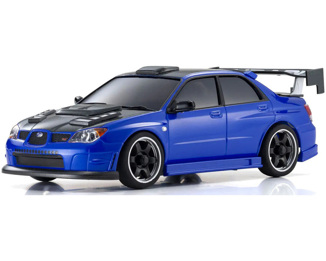 Mini-Z Awd Subaru Impreza Wrx with Gt Wing Ma-020 Blue photo