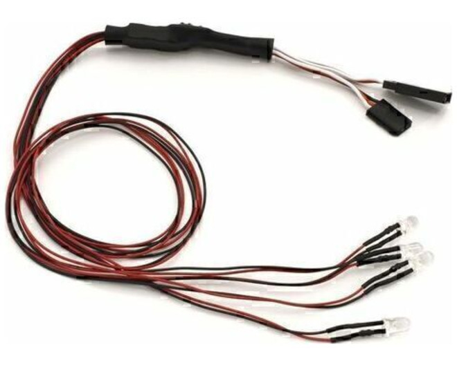5mm Led Lights Unit (White) (4 Bulbs) photo