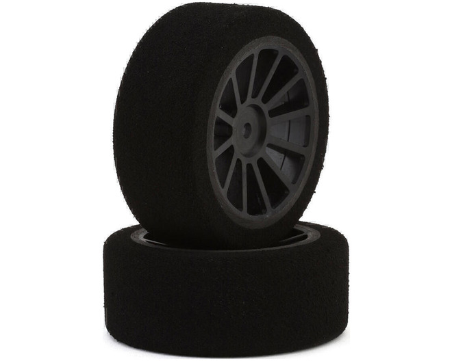 Avantie 1/10 On Road Touring Car Rear Foam Tires (Black) (2) (C3 photo