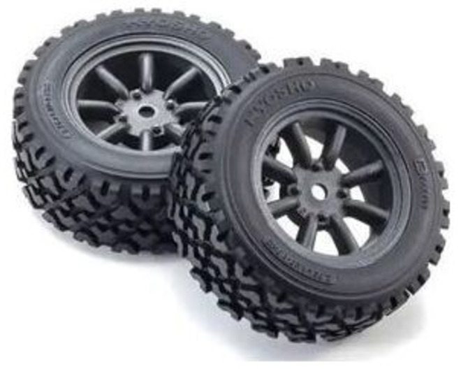 Glued Vintage Rally Tire Fz02-R M 8-Spoke Watanabe Wheel/Black photo