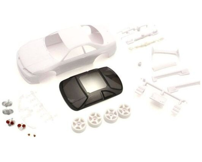 Nissan Gt-R Nismo R33 White Body Set W/Wheel photo