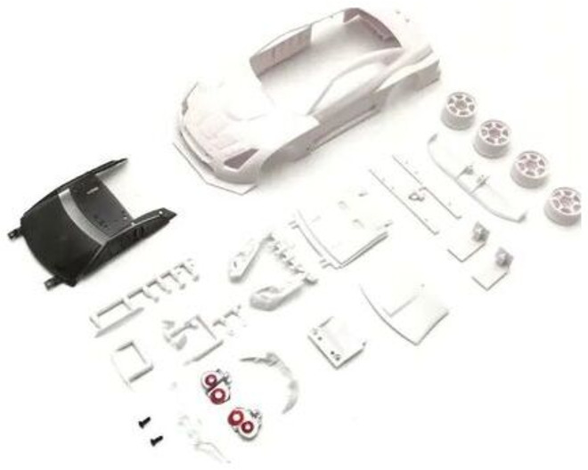 Nissan Gt-R Gt500 2008 White Body Set W/Wheels photo