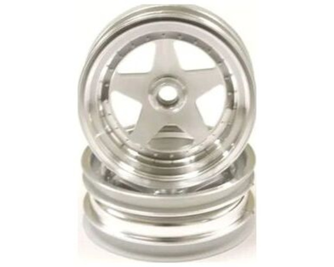 2.2 Front Wheel 2pc/Satin Chrome/Scorpion 2014 photo