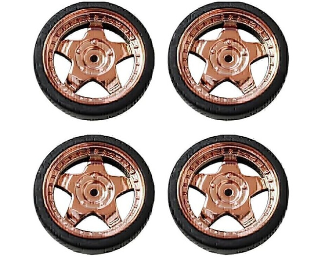 1/18 DRIFT TIRES- STYLE 3- COPPER photo