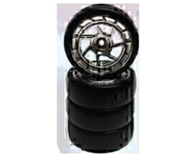 1/18 DRIFT TIRES- STYLE 4- Silver photo
