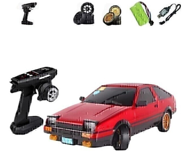 AE86 1/18 Scale 2.4G 4WD Remote Control Drift Car Red photo