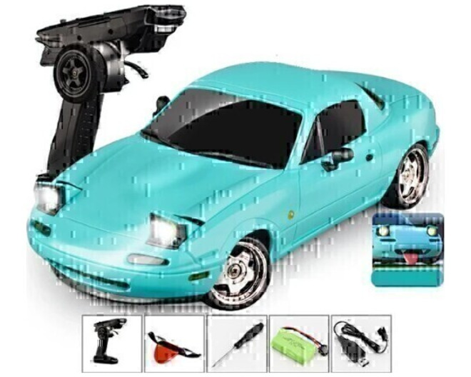 1/18 Scale RWD RC Drift Car Mazda MX-5 Teal photo