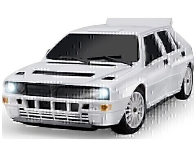 1/28 Pro 1/28 4WD RC Drift/Rally Car with Gyro White LD12803 photo