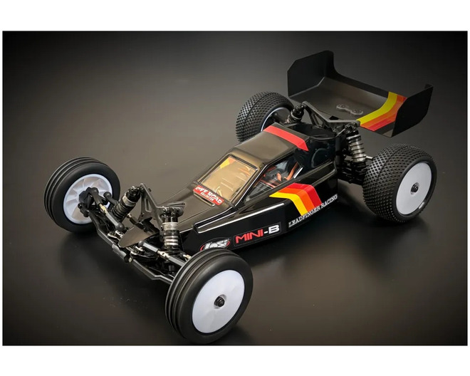 Retro-mod body and wing (clear) for the Losi Mini-B photo