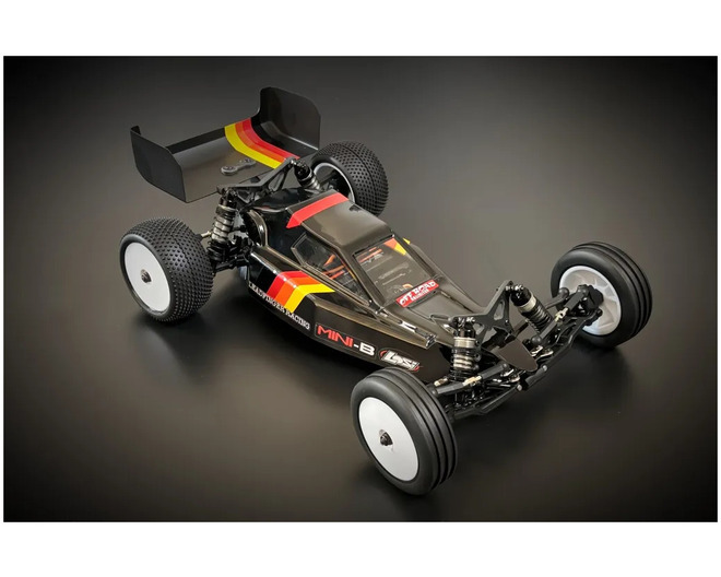 Retro-mod body and wing (clear) for the Losi Mini-B photo