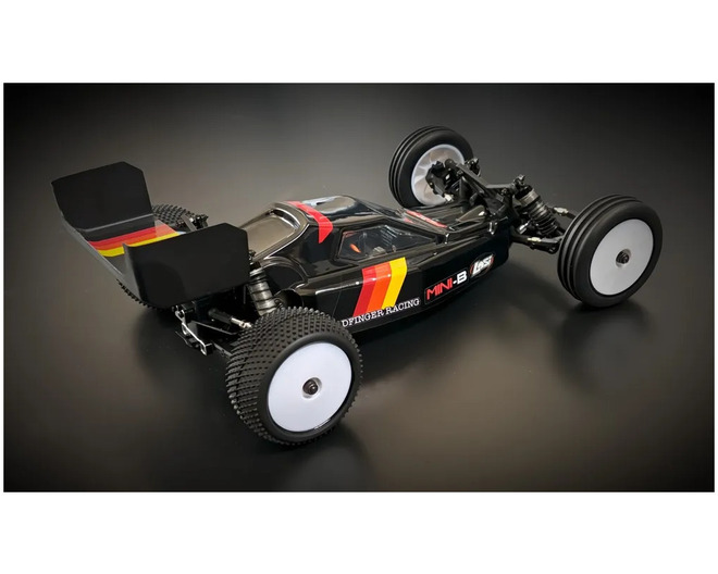 Retro-mod body and wing (clear) for the Losi Mini-B photo