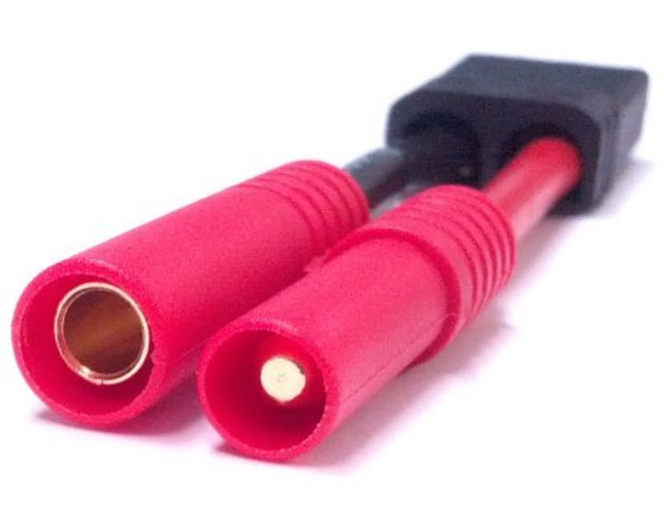 Red Hxt 4mm to Trx Plug Battery Adapter photo