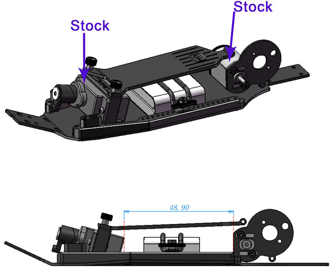 6061 +5mm HS Chassis Conversion Micro B photo