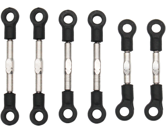 Titanium complete tie rod set (6) Micro B/T photo