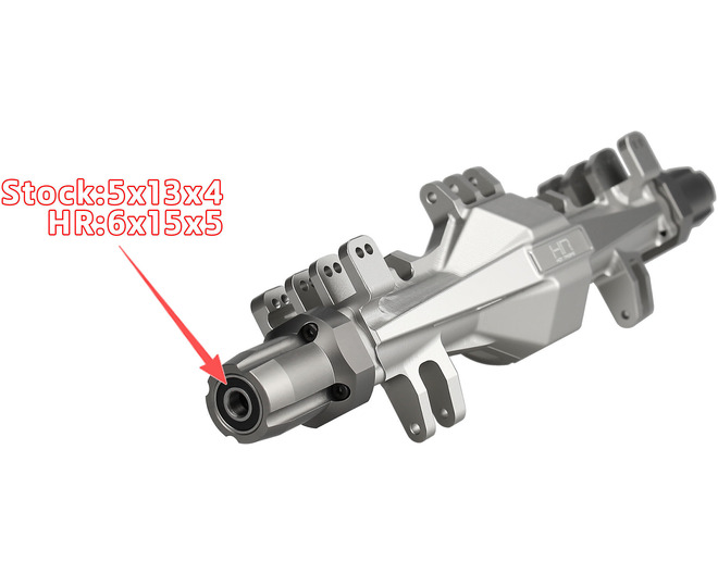 CNC T6 Axle Housing Rear Losi LMT 2