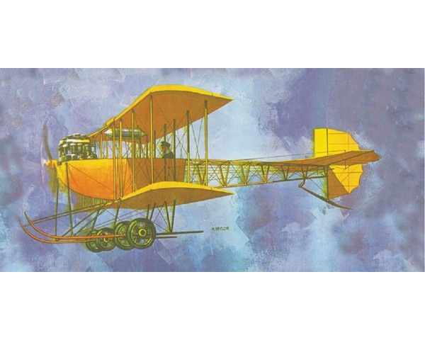 discontinued Lindberg Models 1/48 1911 Avro Biplane w/Puzzle photo