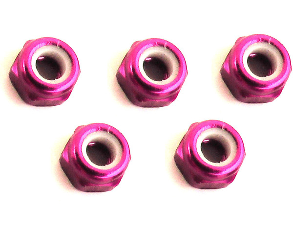 discontinued 3mm Purple Lock Nut (5) photo