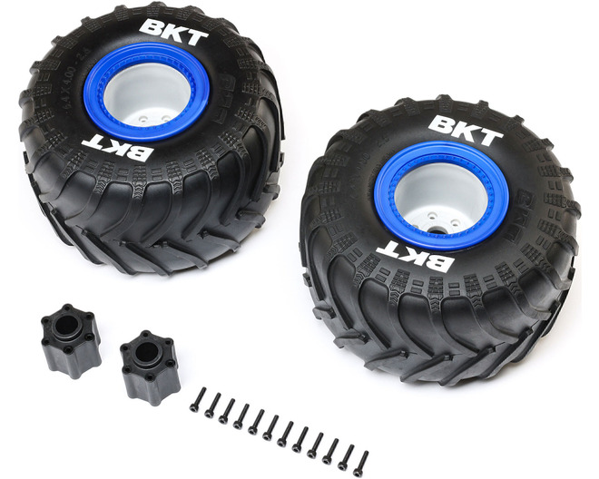BKT 2.6 MT Tire Med Premount Blue 2 :LMT 2.0 photo