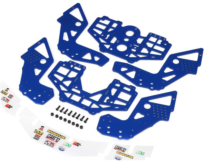 Chassis Plate Set Blue: LMT 2.0 photo