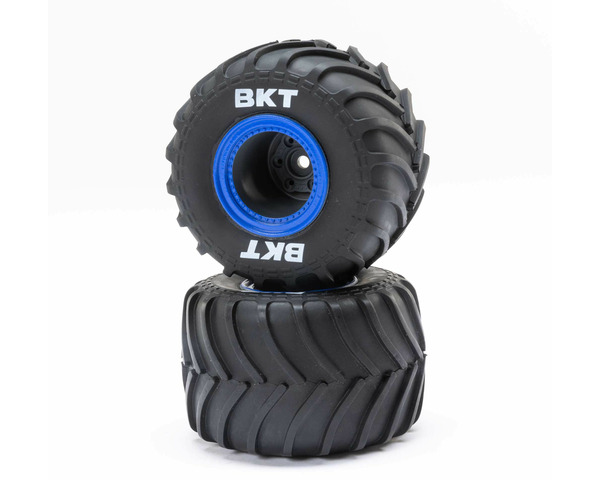 MT Tires Blue Beadlock Premount 2 : Mini LMT photo