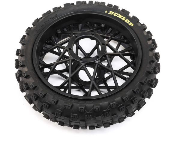 Dunlop MX53 Rear Tire Mounted Black: PM-MX photo