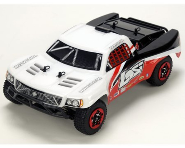 1/24 4WD Short Course Truck RTR: White/Red/Black photo