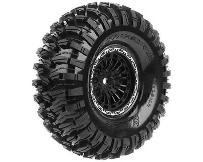 Cr-Sixgear 1/10 1.9 Crawler Tires, Super Soft, 12mm Hex, Mounted photo
