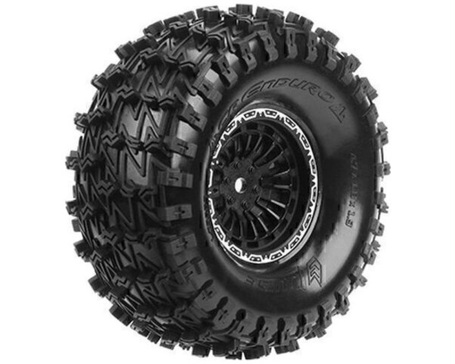 Cr-Enduro 1/10 1.9 Crawler Tires, Super Soft, 12mm Hex, Mounted photo