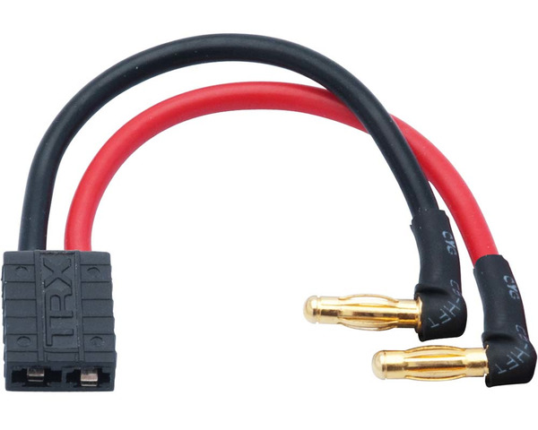LRP LiPo Hardcase Adapter Wire 4mm Male Plug TRA/TRX photo