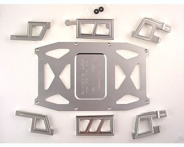 Silver skid plate/chassis brace lst photo