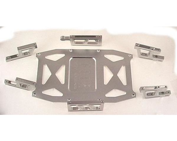 Silver skid plate/chassis brace lst photo