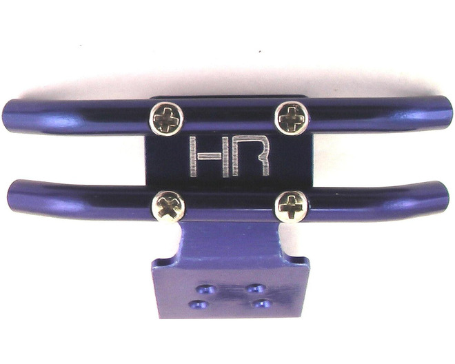 discontinued Aluminum Tubular Front Bumper (Blue) - Losi 1/36 Mi