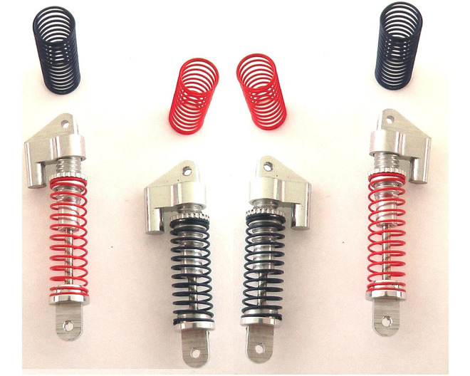 Tap to zoom discontinued Aluminum Oil-Filled Shock Set (Silver)(4) - Losi 1/