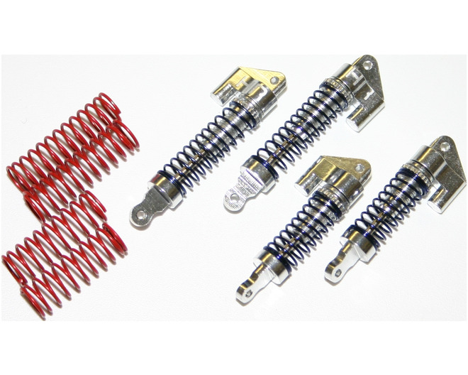 Tap to zoom discontinued Aluminum Oil-Filled Shock Set (Silver)(4) - Losi 1/