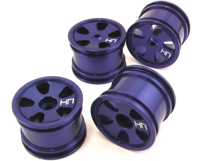Tap to zoom Aluminum 5 Spoke Wheel Set (Blue) - Losi 1/36 Micro-T