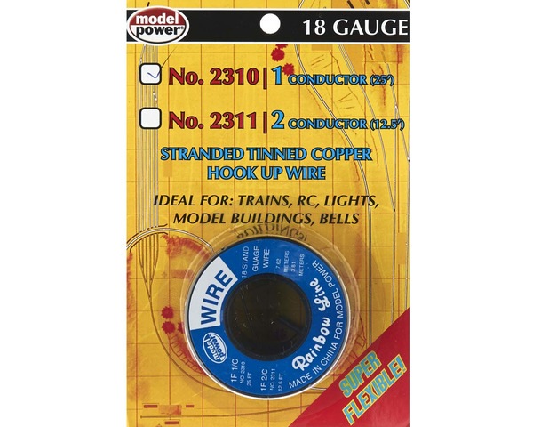 1 Conductor Wire Carded 18 (Gauge) 25 photo