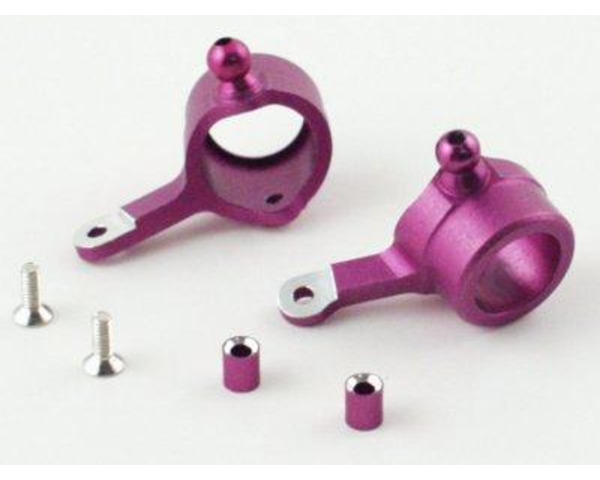 HPI Micro RS4 Purple Aluminum Front Steering Knuckle photo