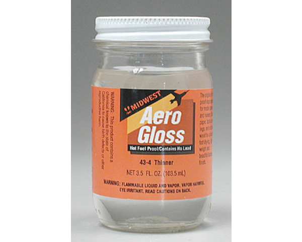 discontinued Midwest Aerogloss Thinner 3.5 oz photo