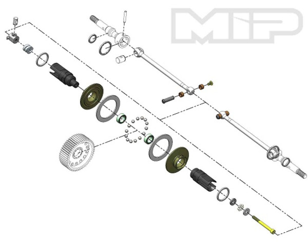 discontinued MIP Roller Pucks Bi-Metal Drive System All AE B6/B5 photo