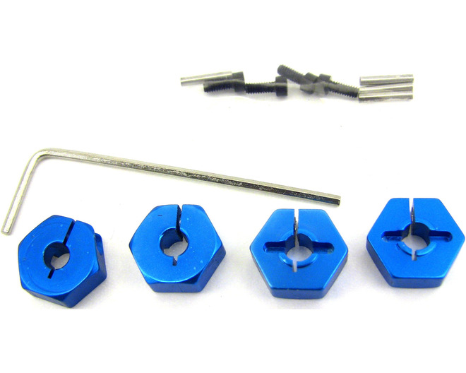 Tap to zoom 1:10 wheel conversion hub kit blue