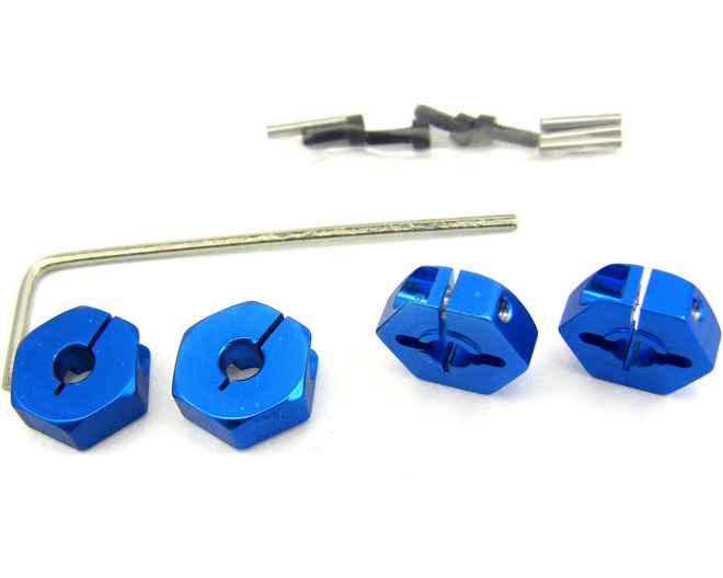 Tap to zoom 1:10 wheel conversion hub kit blue
