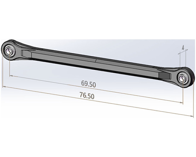 CNC T6 Lower Links set (4) - Mini LMT