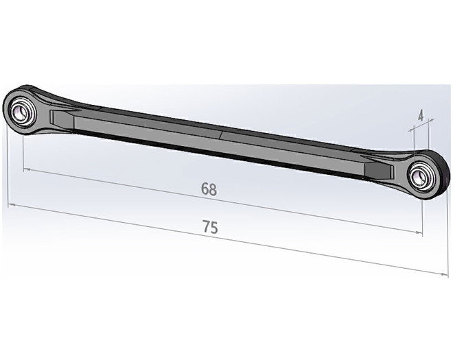 CNC T6 Upper Links set (4) - Mini LMT