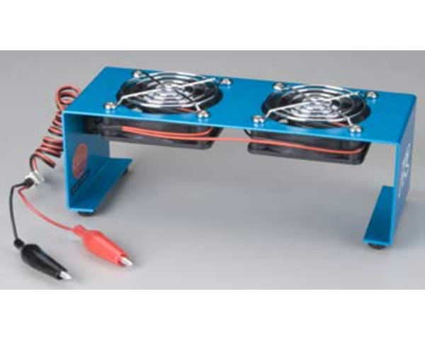 12v Cooling Fan Stand Blue photo