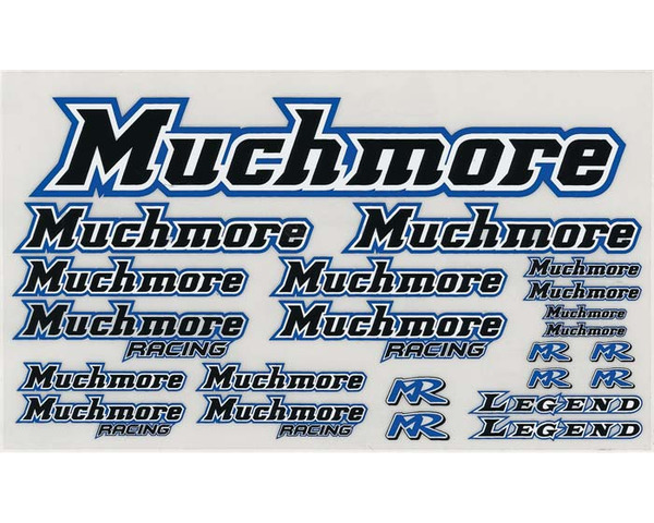 MRD15 Muchmore Racing Logo Decal Blue/White photo