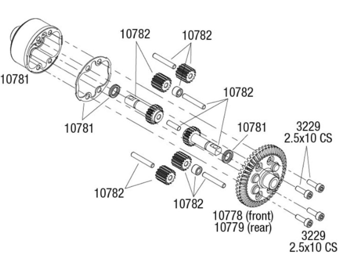 Sliper Differential for Mini Maxx XRT photo