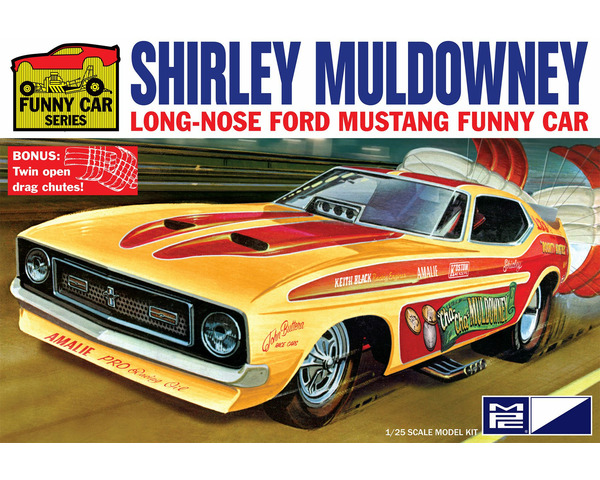 1/25 Shirley Muldowney Long Nose F0RD Mustang FC Plastic Model K photo