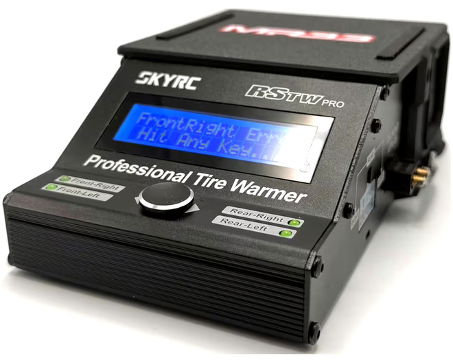 MR33 Tyre Warmer PLUS+ 4S Battery Mount Set photo