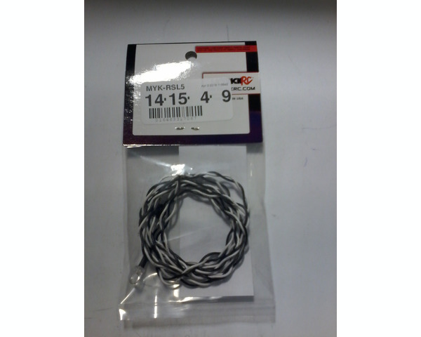 5mm White LED 43 inch wire length (ideal for 1/5 scale tricks photo